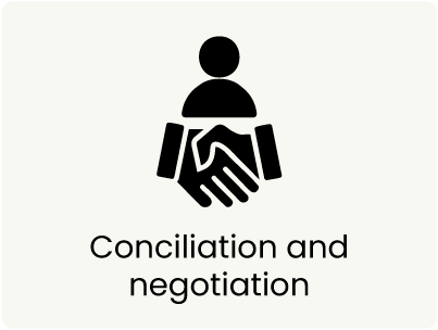 Conciliación y negociación