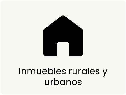 Inmuebles rurales y urbanos