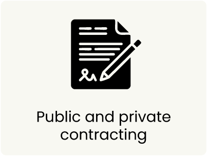 Contratación pública y privada