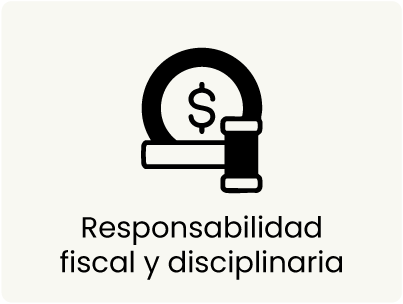 Responsabilidad fiscal y disciplinaria
